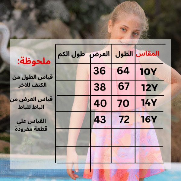 ⁦مايوه فستان-k15⁩ - الصورة ⁦3⁩
