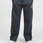 سويت بانتس رمادي غامق أولادي وبناتي – ملابس أطفال شتوية فاخرة