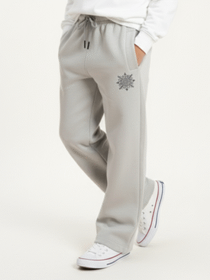 سويت بانتس رمادي شتوي للجنسين – ملابس أطفال فاخرة