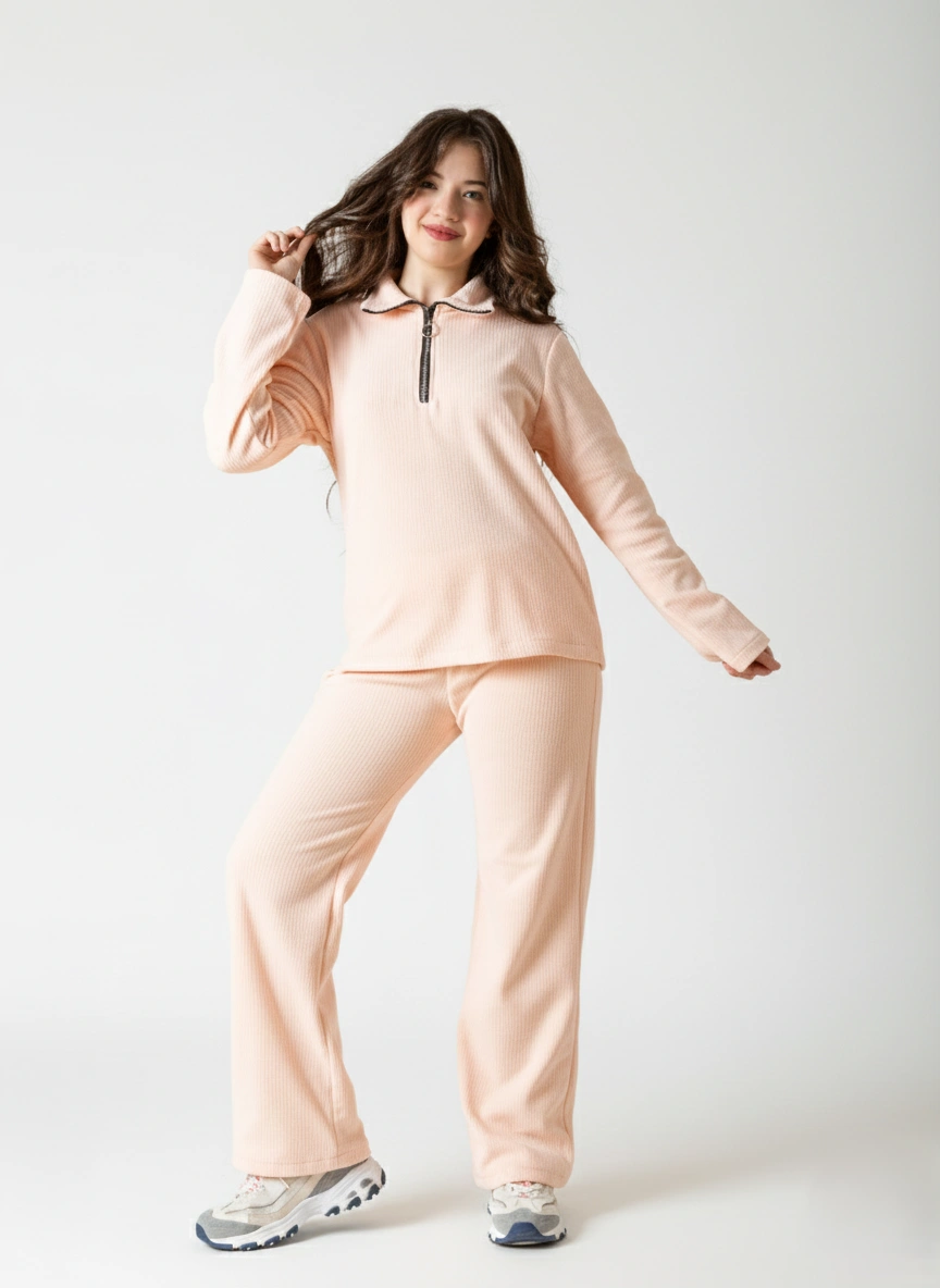 بيجامة شتوي بناتي كشمير مقاس 8 – ملابس أطفال شتوية فاخرة