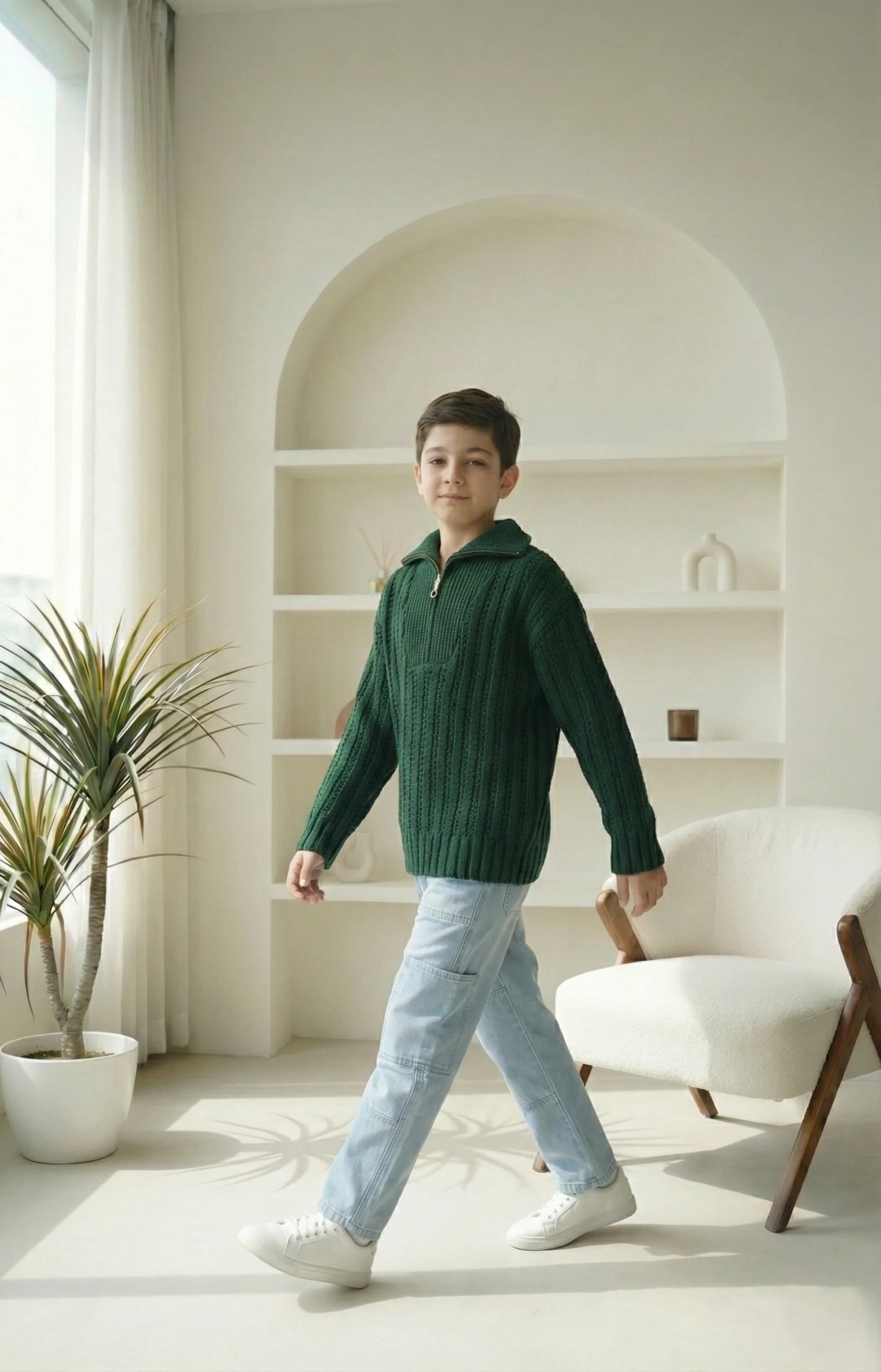 Knit Sweater for Boys | بلوفر أولادي - الصورة 2