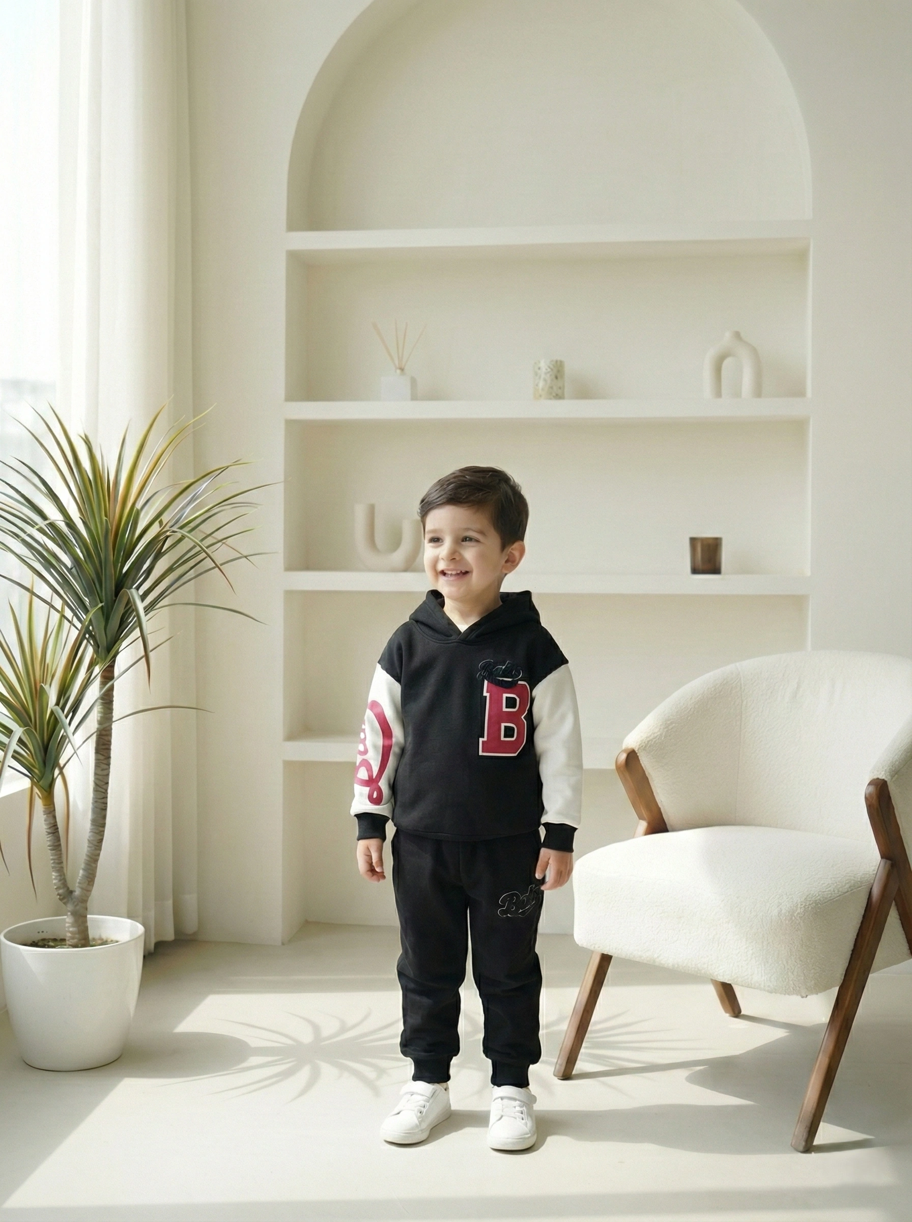Hooded Two-Piece Set for Boys | سوت أولادي