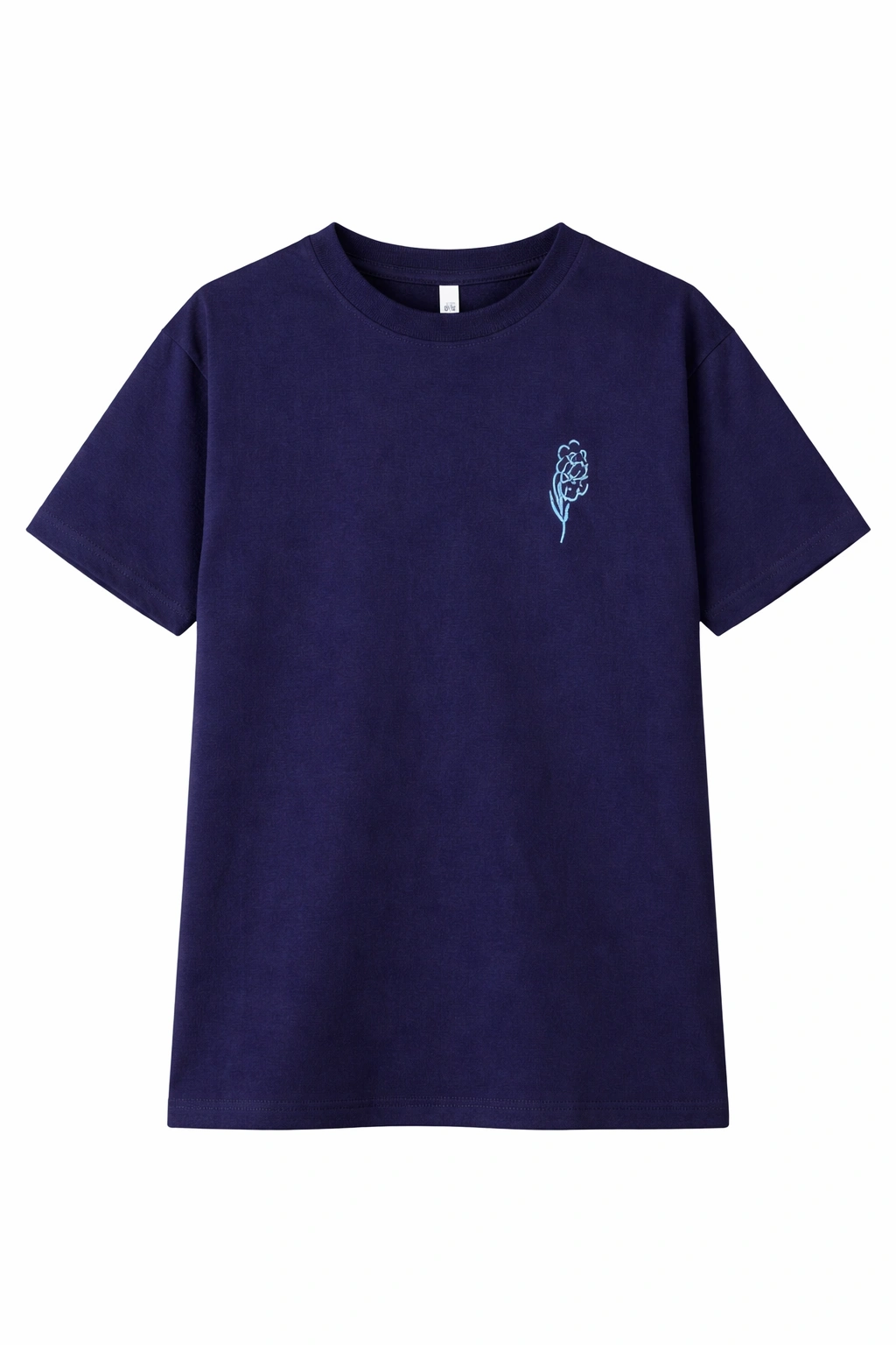 تيشيرت أوفر سايز بناتي كحلي مطبوع – ملابس أطفال صيفية