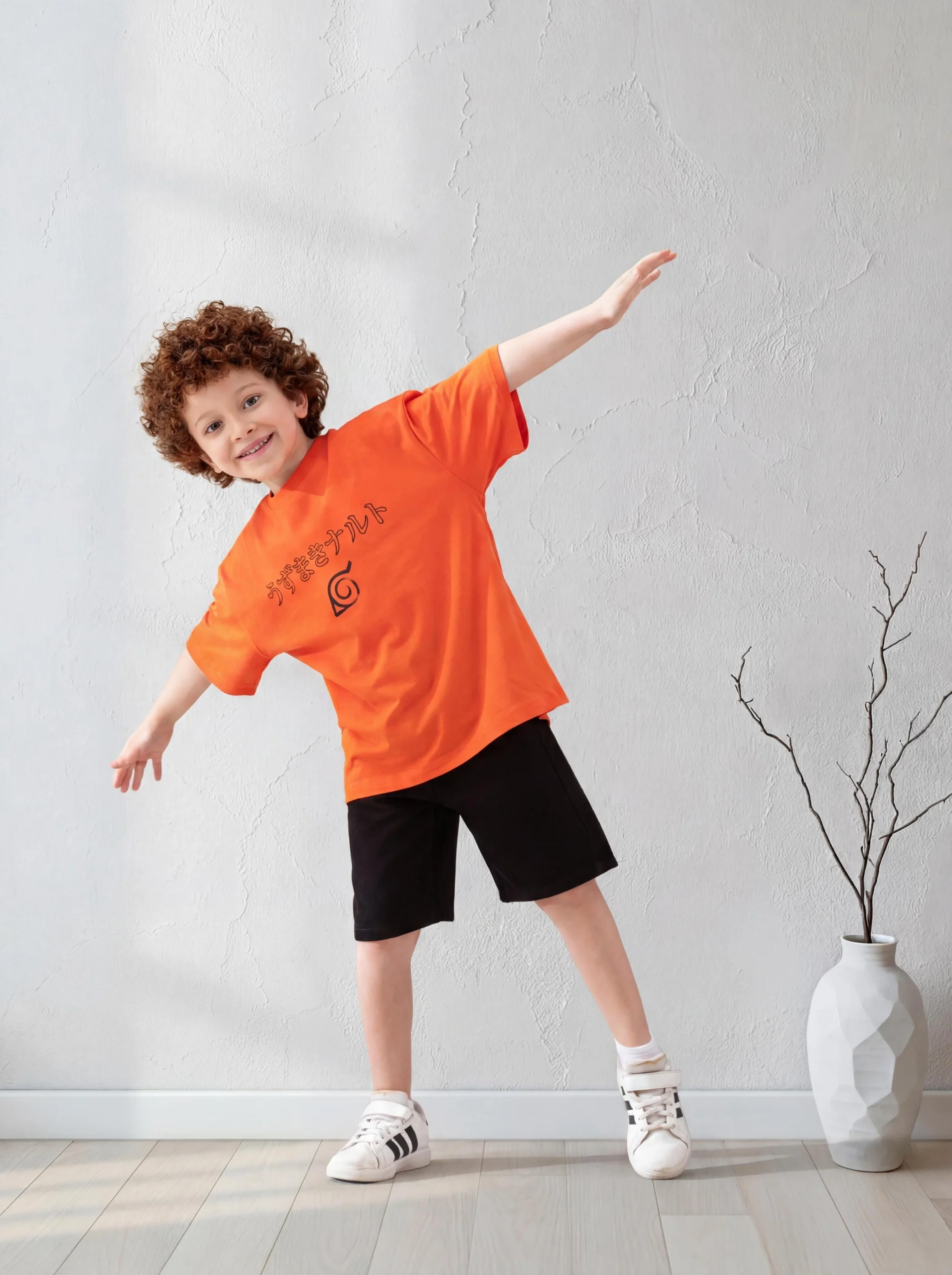 Orange T-Shirt for Boys | تيشيرت أولادي