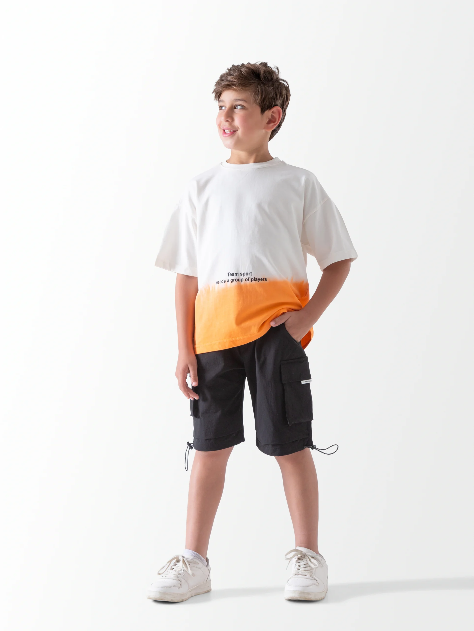 Boy Oversized Cotton T-Shirt | تيشيرت أولادي