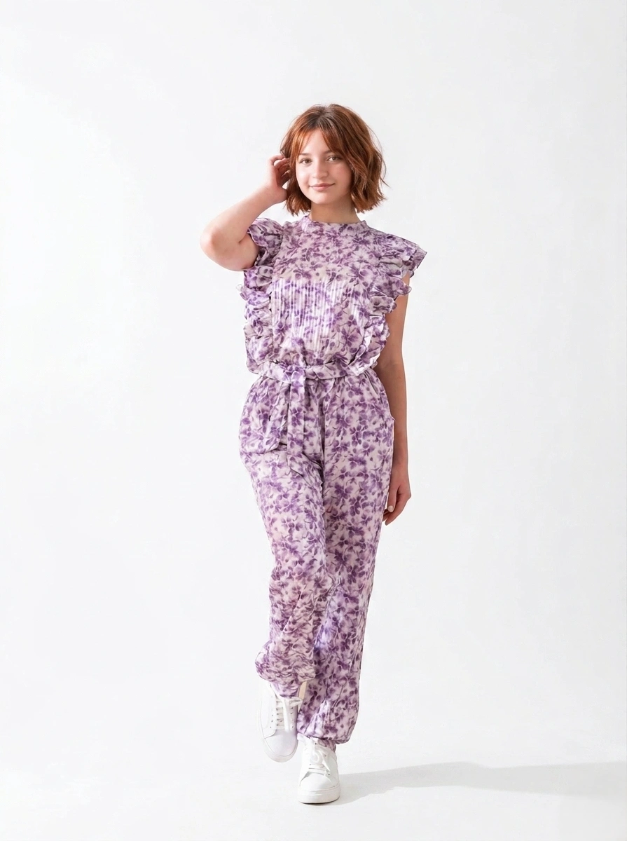 Purple Jumpsuit for Girls | جامبسوت بناتي