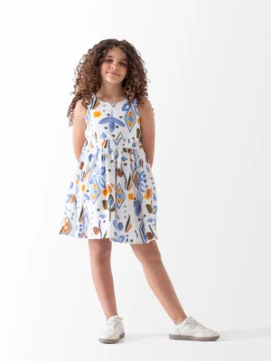 Patterned Dress for Girls | فستان بناتي