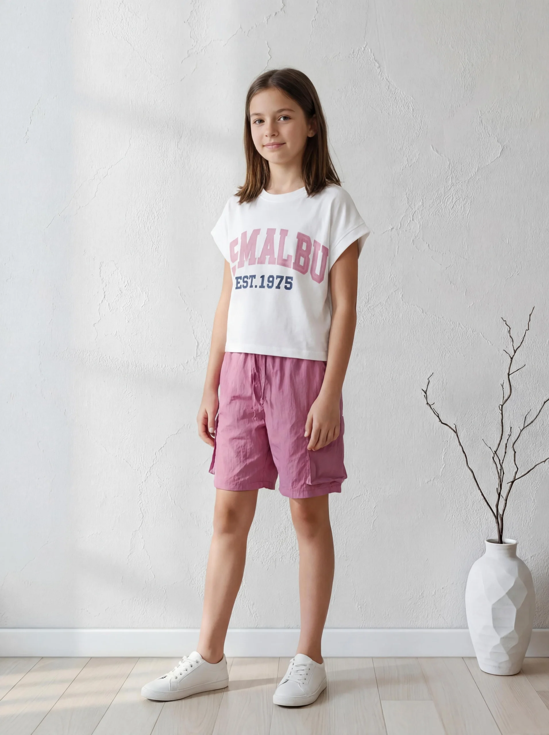 Girls Two Piece Shorts Set | سوت بناتي