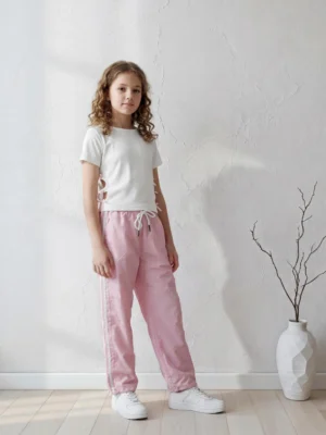 سوت بناتي قطعتين ريكو كحلي ولافندر – ملابس أطفال صيفية