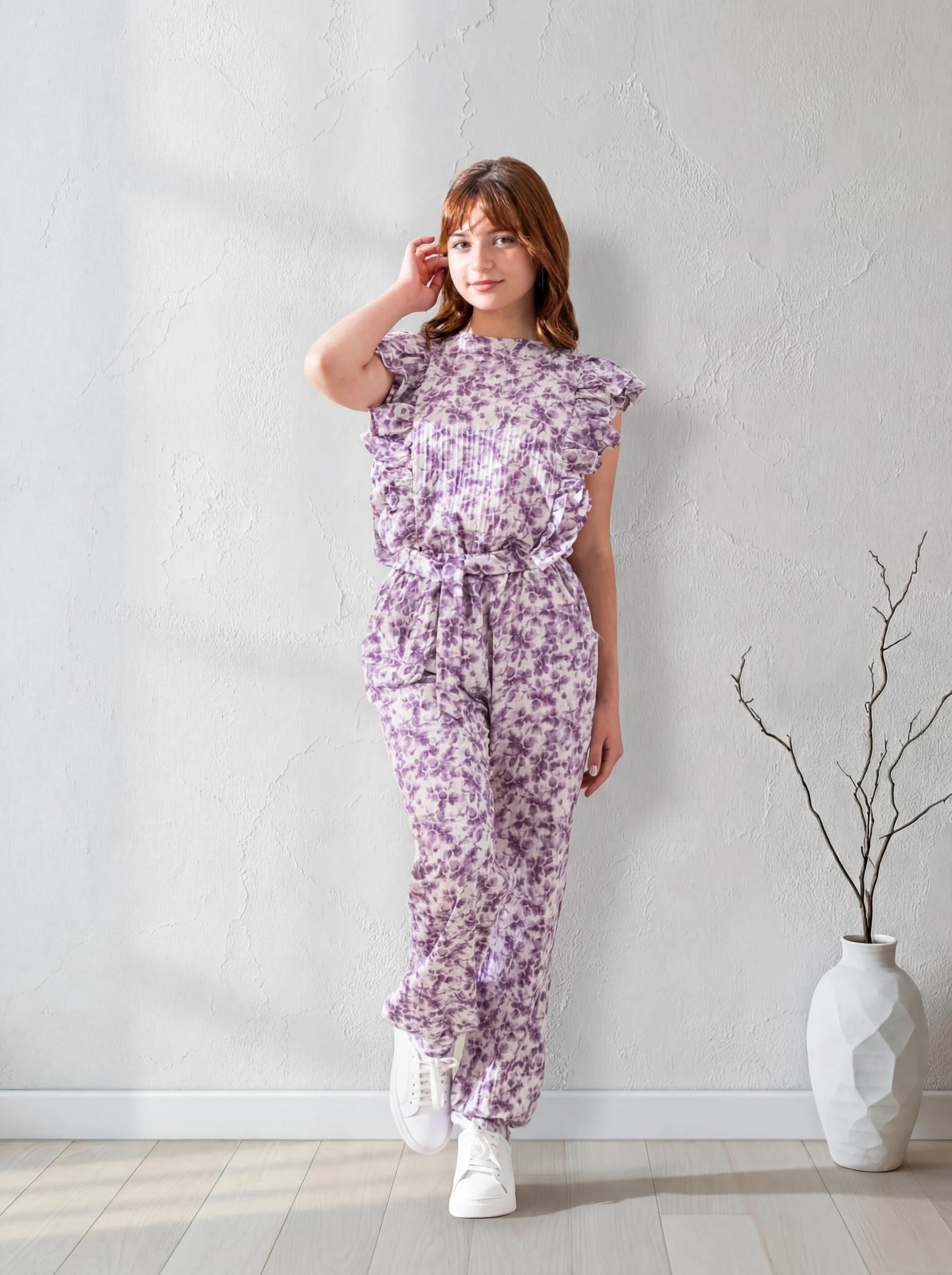 Purple Jumpsuit for Girls | جامبسوت بناتي