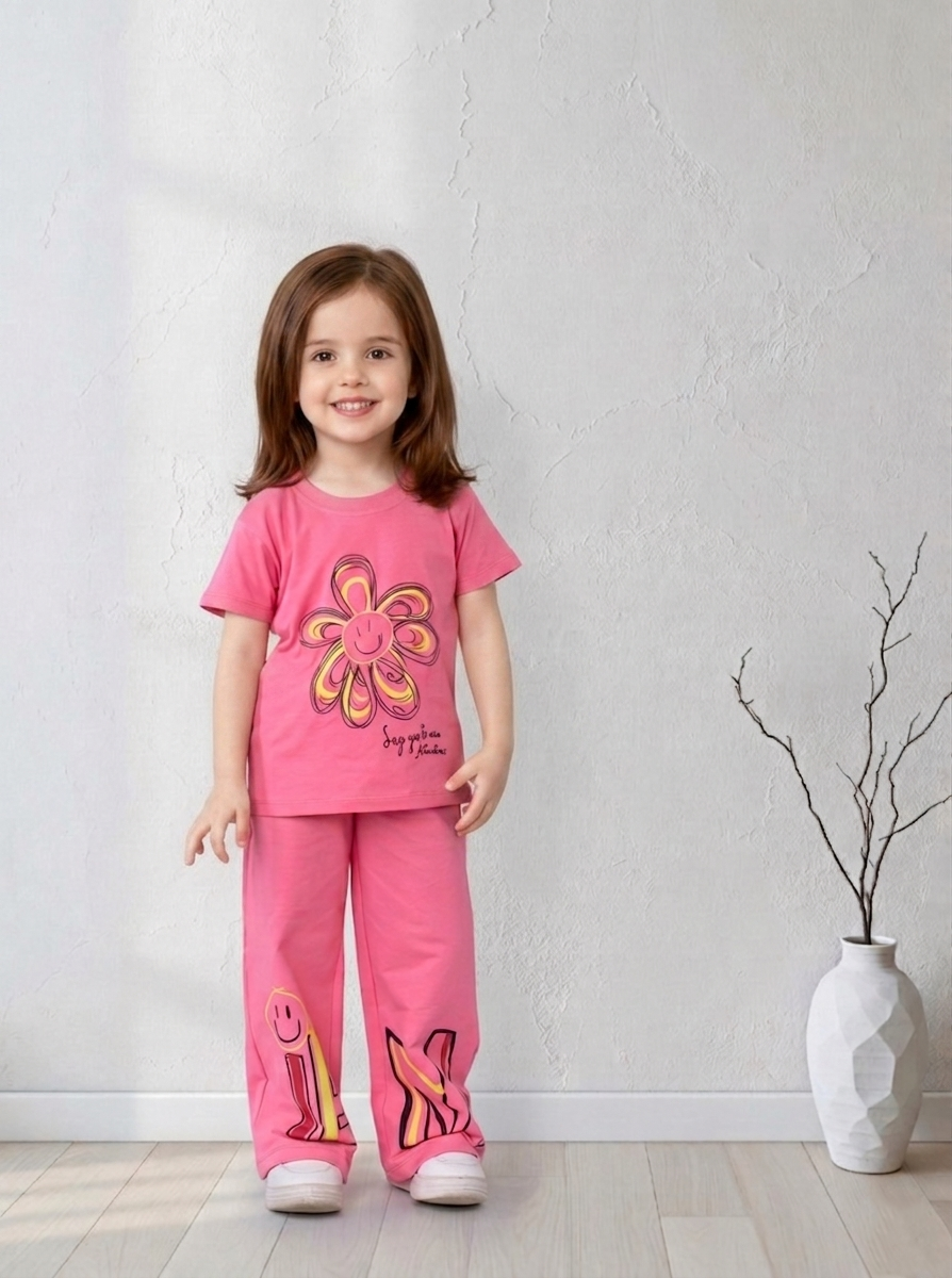 Cotton Pajama Set for Girls | سوت بناتي
