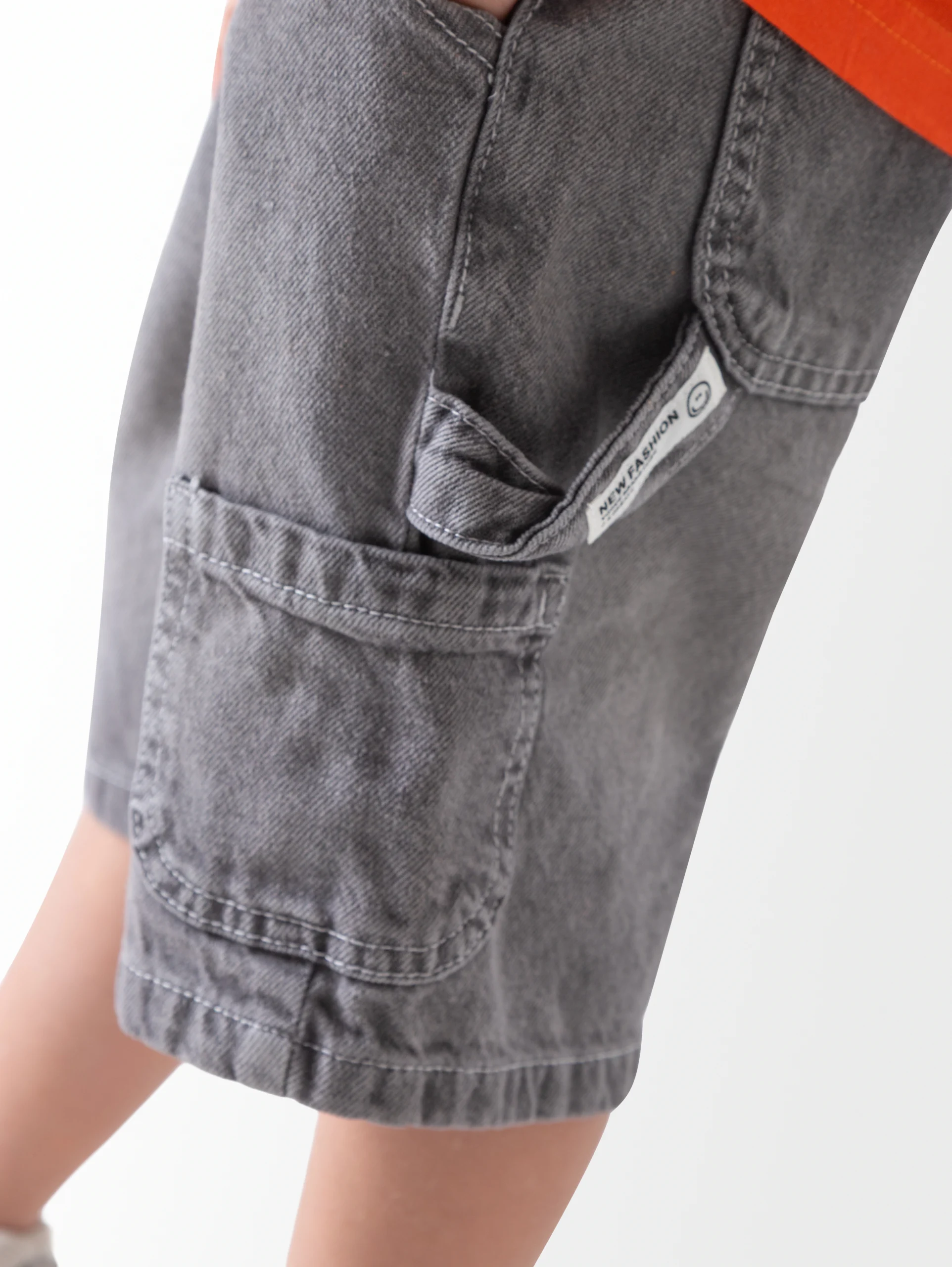 Shorts Boys Denim Grey | شورت أولادي - الصورة 2