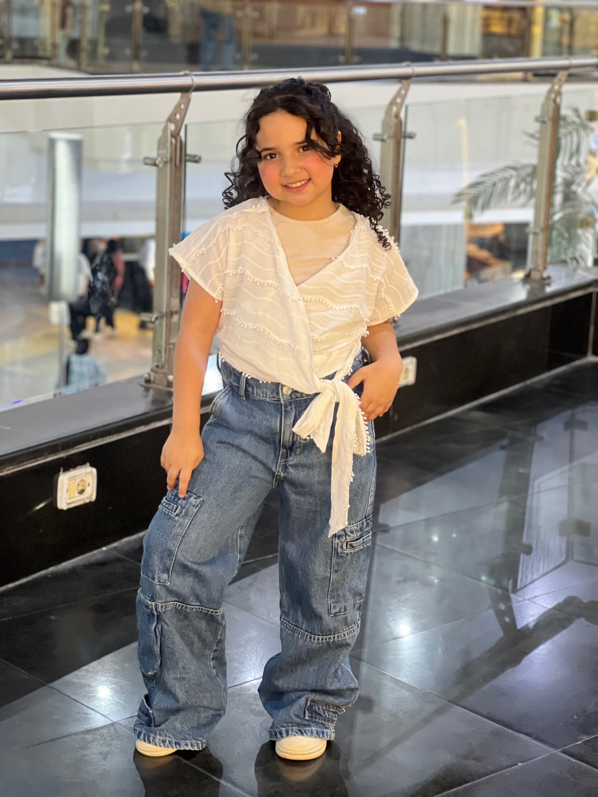 Shirt Girls White Blouse | بلوزة بناتي