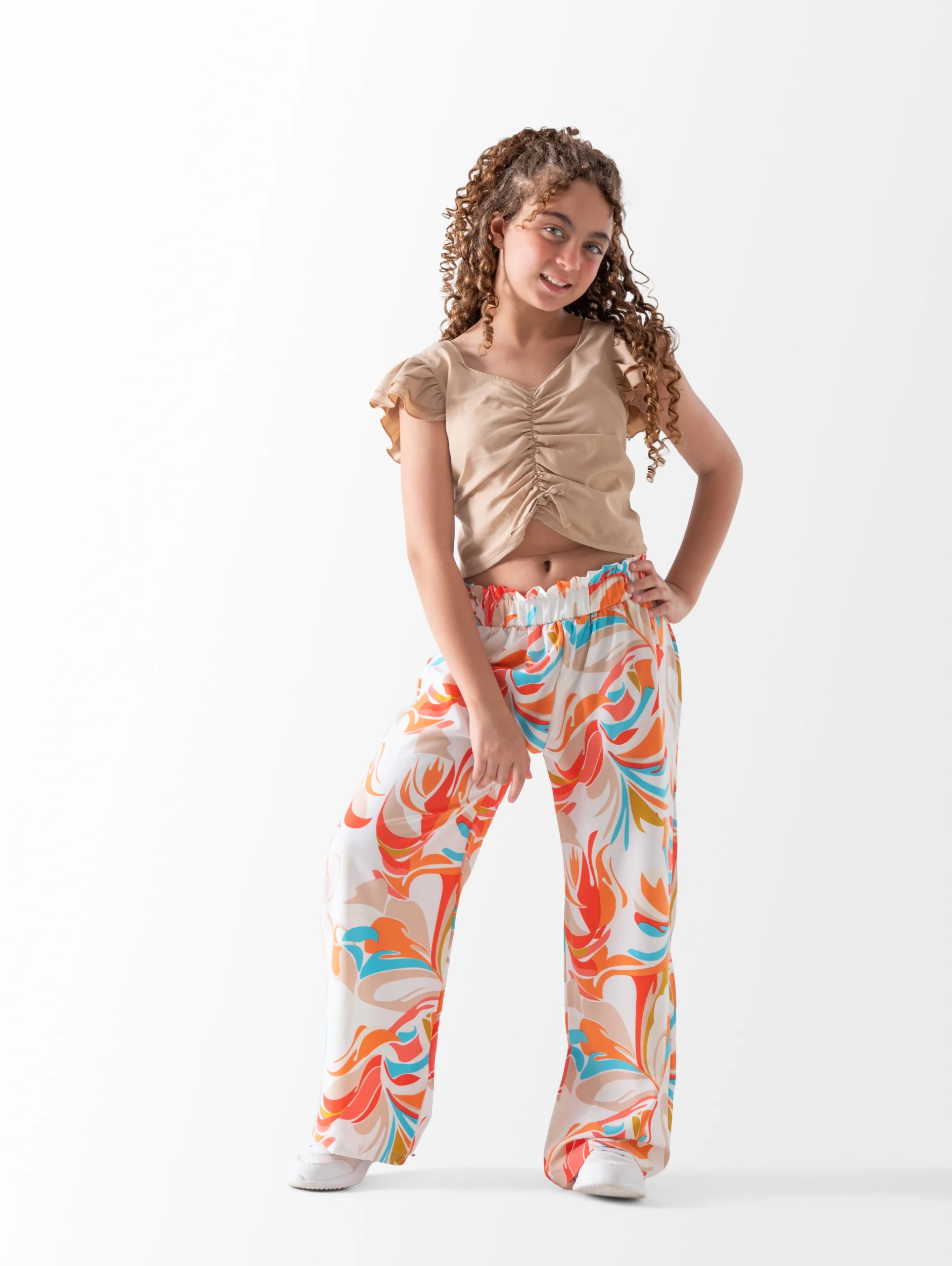 Set Girls Two Piece Beige | سوت بناتي