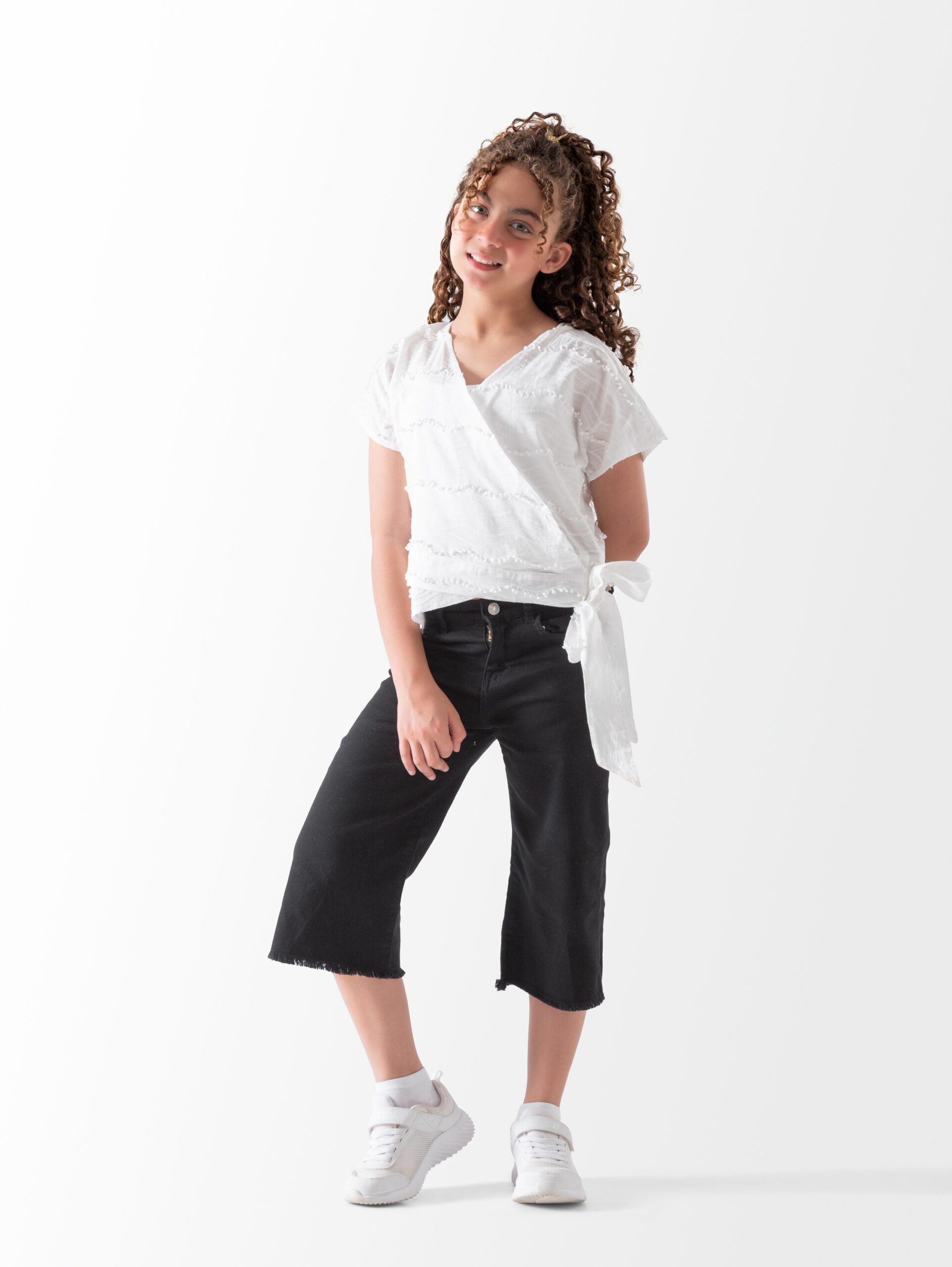 Shirt Girls White Blouse | بلوزة بناتي