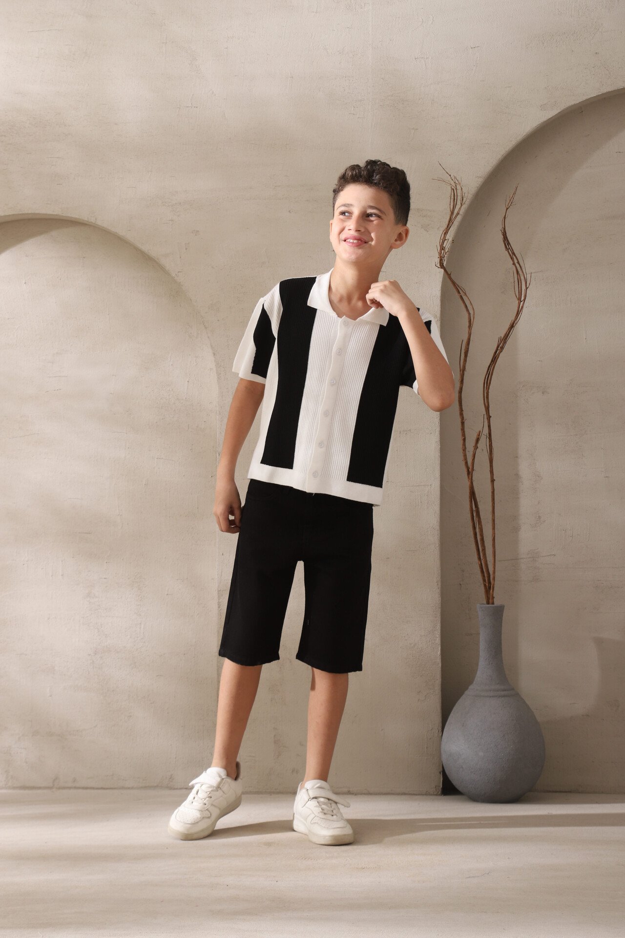Shirt Boys Polo Color Block | تيشيرت أولادي