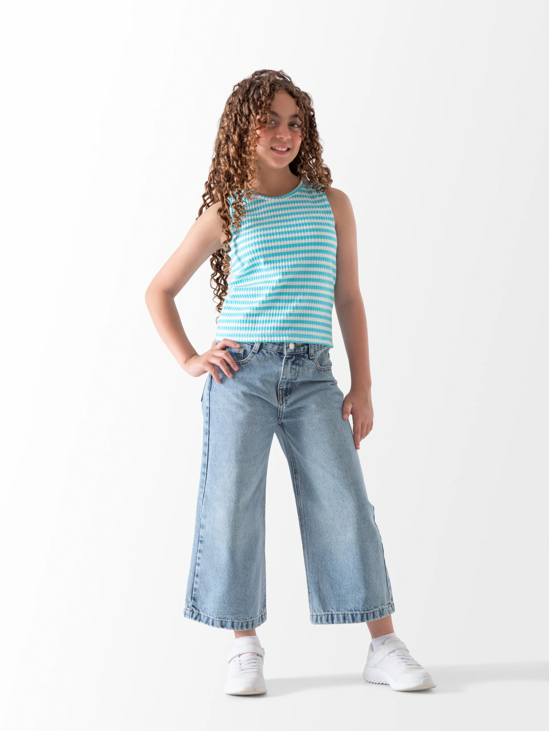 Shirt Girls Sleeveless Top | توب بناتي