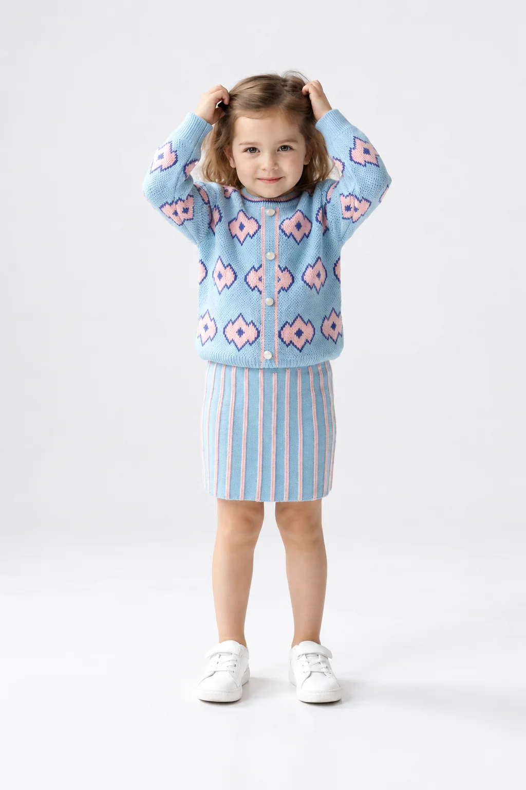 Set Girls Knit Skirt | سوت بناتي